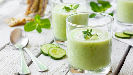 Gazpacho de aguacate.