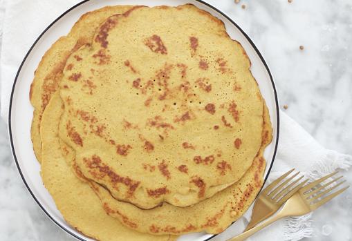 Crepes tostados.