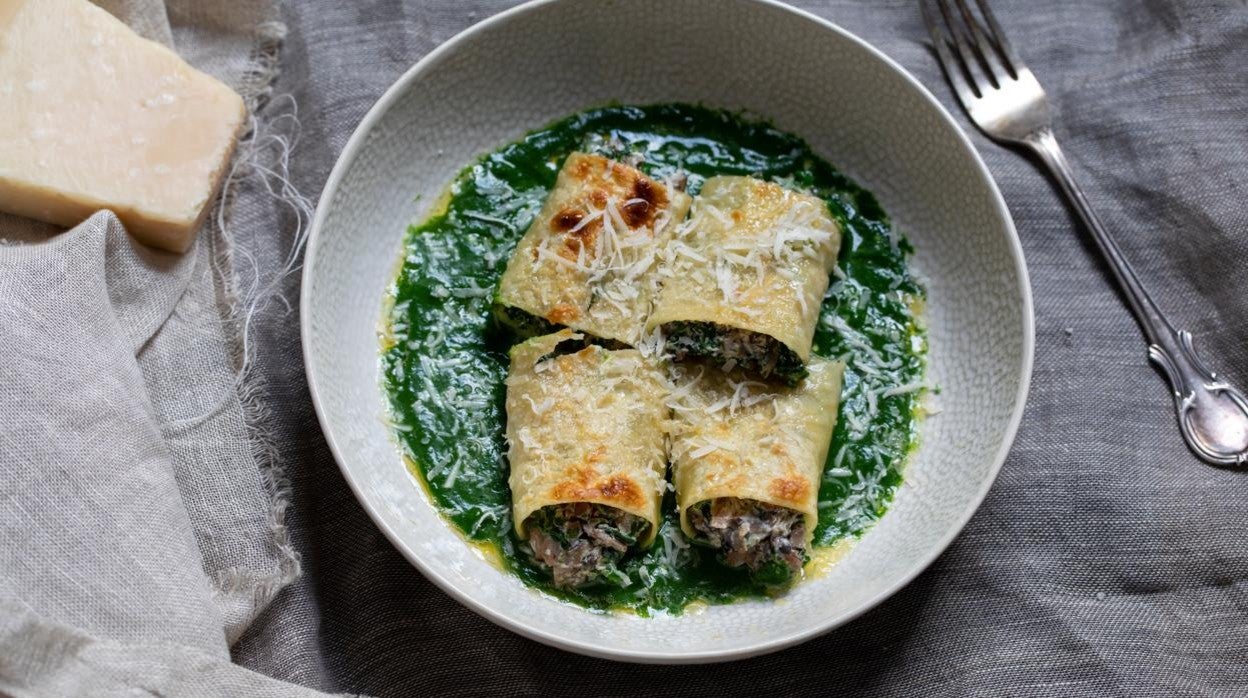 Recetas de canelones saludables.