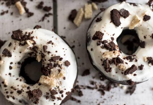 Donas de oreo sin azúcar