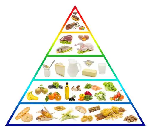 Pirámide nutricional.
