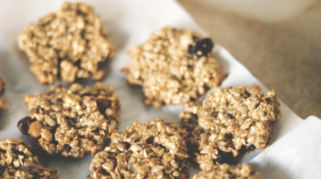 Galletas caseras de avena.