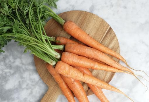 Zanahorias, uno de los ingredientes principales de la receta.