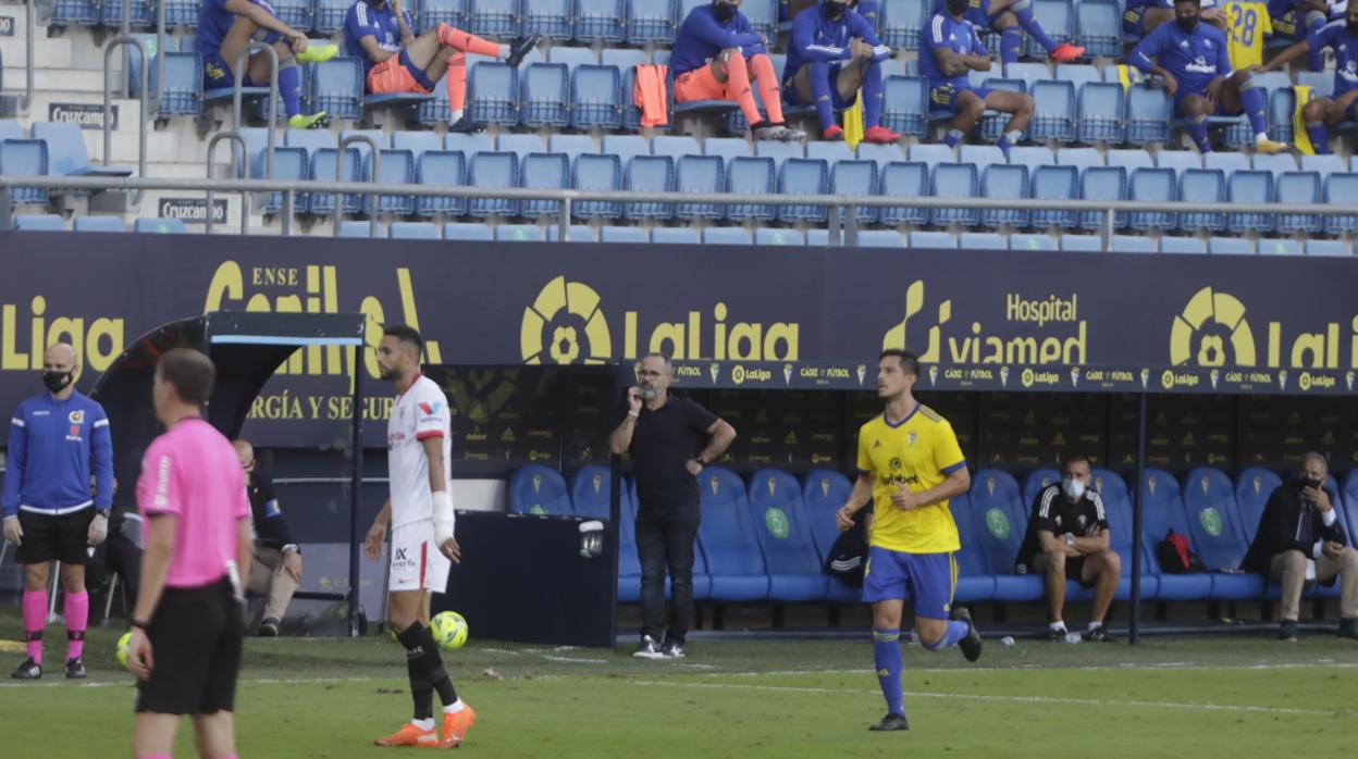 El técnico del Cádiz CF, Álvaro Cervera