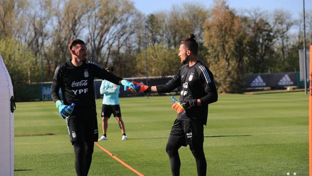Conan Ledesma ya entrena con la Argentina de Messi