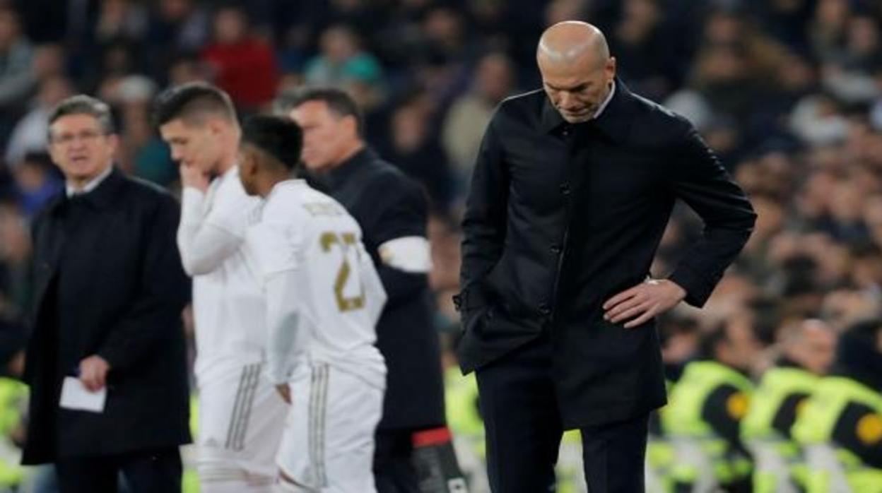 Zinedine Zidane, entrenador del Real Madrid.