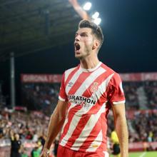 Pedro Alcalá con el Girona.