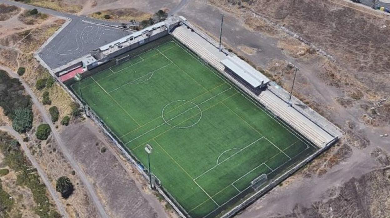 Vista aérea del Estadio Juan Guedes.