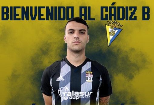 Álex Martín, nuevo jugador del Cádiz B.