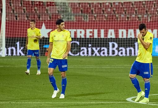 Yann Bodiger, en un encuentro con el Cádiz CF.