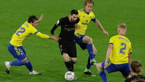 El Cádiz no quiere ser la 38ª víctima de Messi