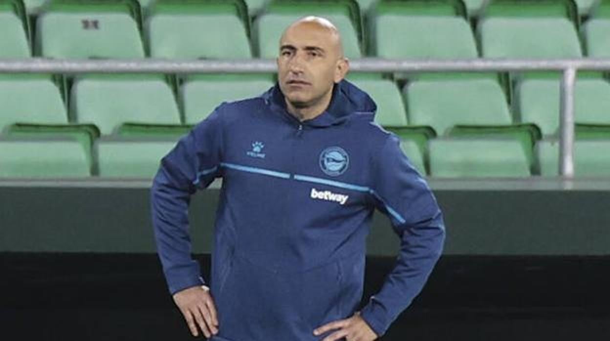 Abelardo, el pasado lunes en el Villamarín.