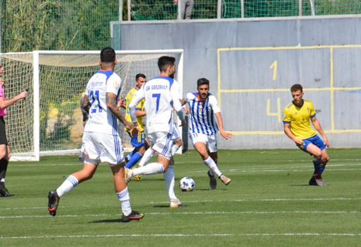 El Recre llegó muy tocado al Rosal.