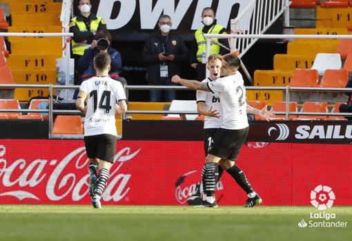 El valencia ganó 2-1 al Granada en su último encuentro en Mestalla.