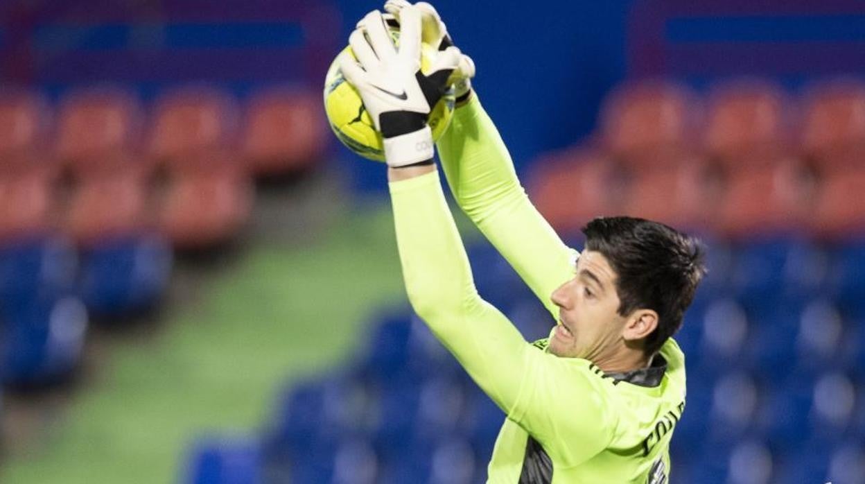 Courtois fue el jugador más destacado del Real Madrid en Getafe.