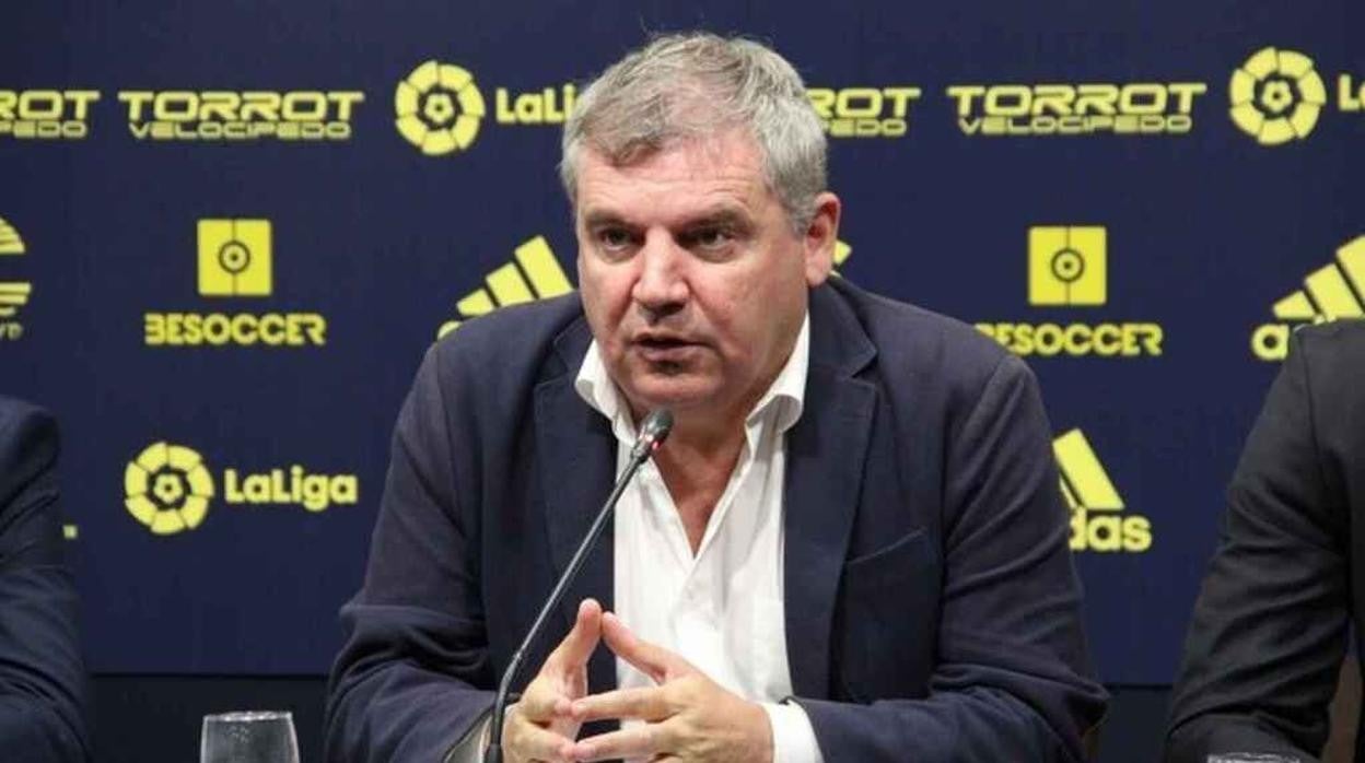 Manuel Vizcaíno, presidente del Cádiz CF