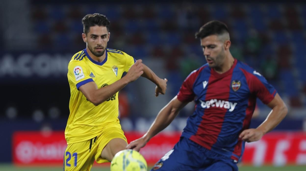 sobrino, en el último partido de liga jugado en valencia.