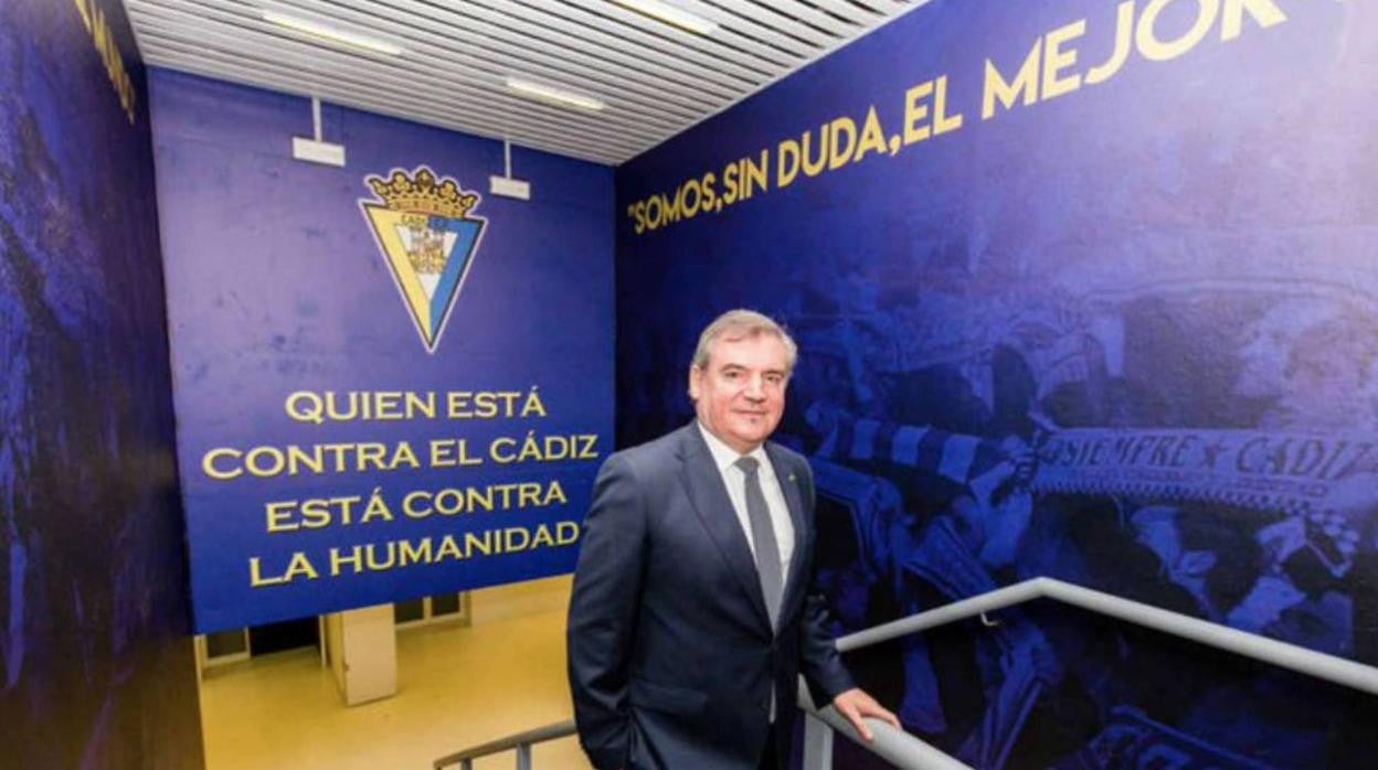 manuel vizcaíno, presidente del cádiz cf.