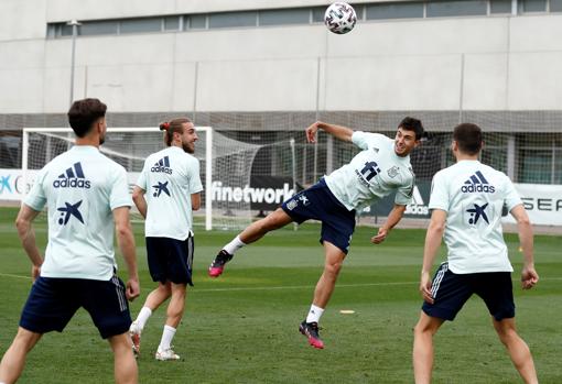 Fer Niño con la selección sub21