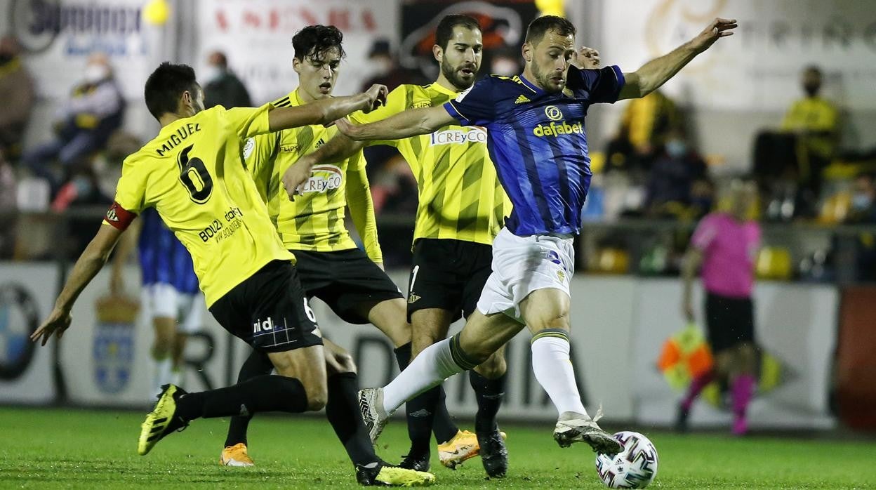 Malbasic firmó su único gol de la temporada en la Copa del Rey ante el CD Ribadumia.