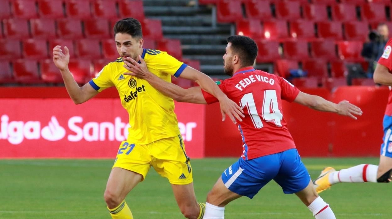 Rubén Sobrino ha brillado con luz propia en el Cádiz CF.