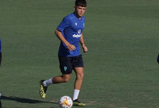 Álvaro Bastida durante un entrenamiento de la presente temporada.