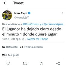 Respuesa de Alejo.