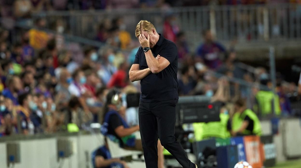 Ronald Koeman, entrenador del Barcelona.