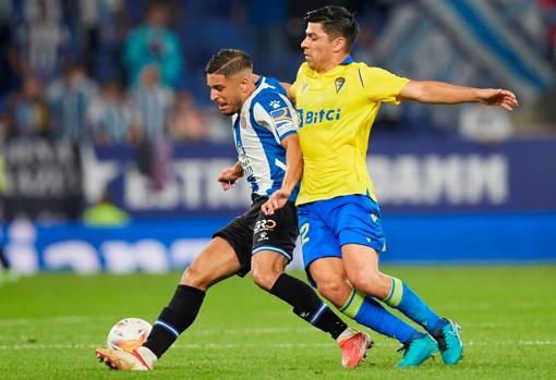 El Cádiz CF perdió 2-0 ante el Espanyol.