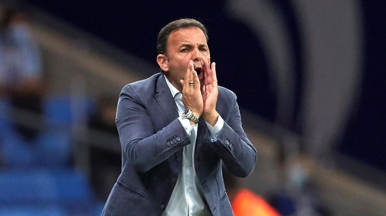 Javi Calleja, entrenador del Deportivo Alavés.