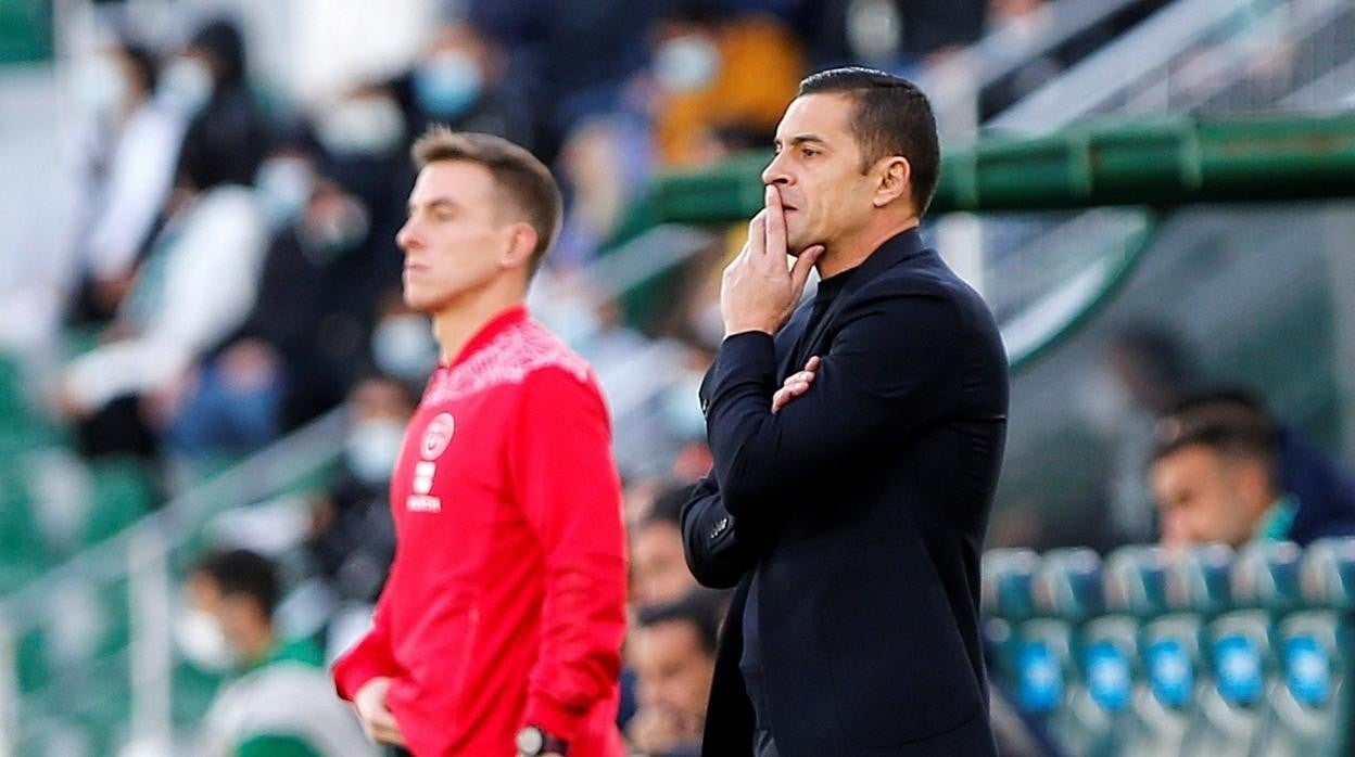 Francisco en el partido ante el Cádiz