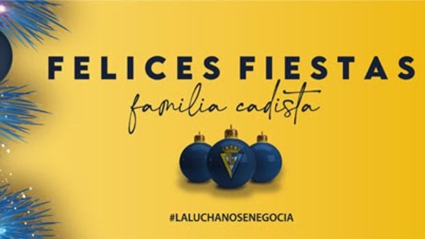 El Cádiz CF felicita a sus abonados