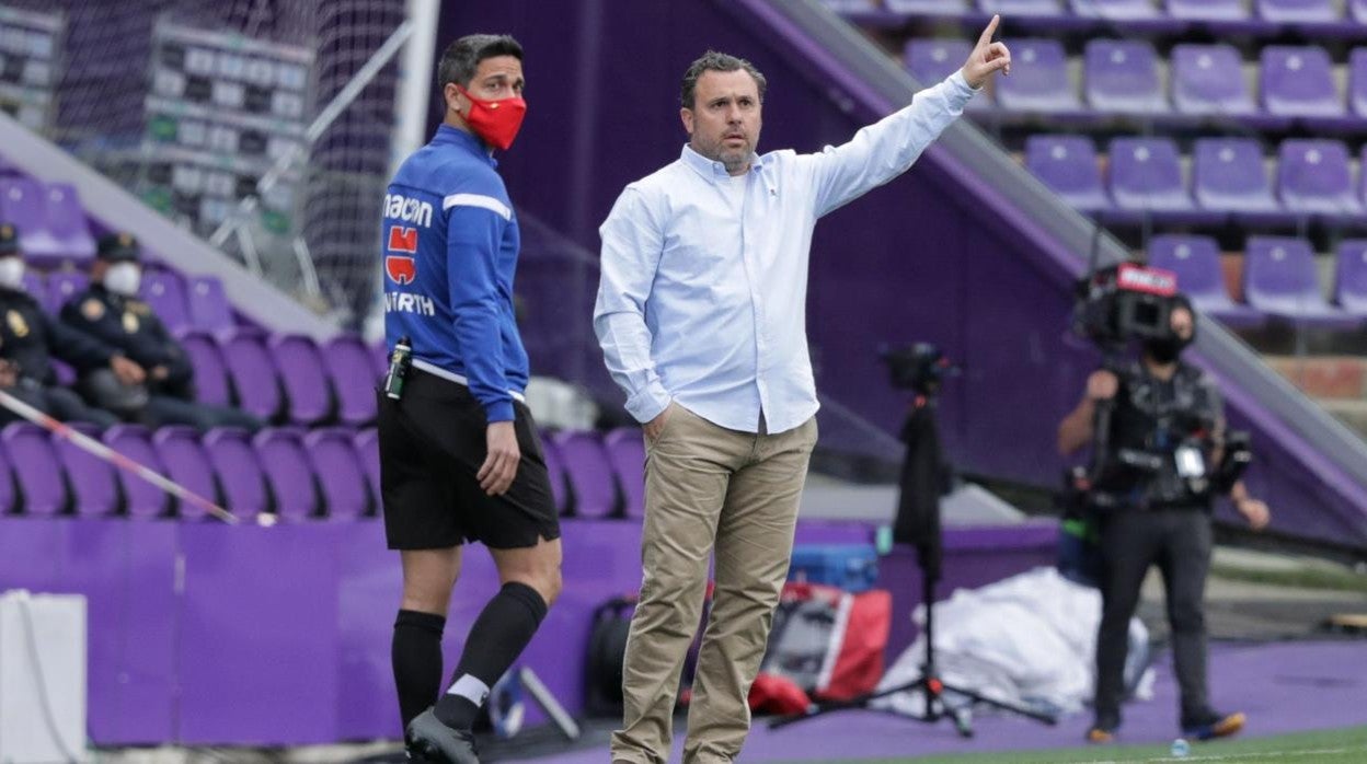 Sergio González, en un partido del Valladolid en la pasada temporada.