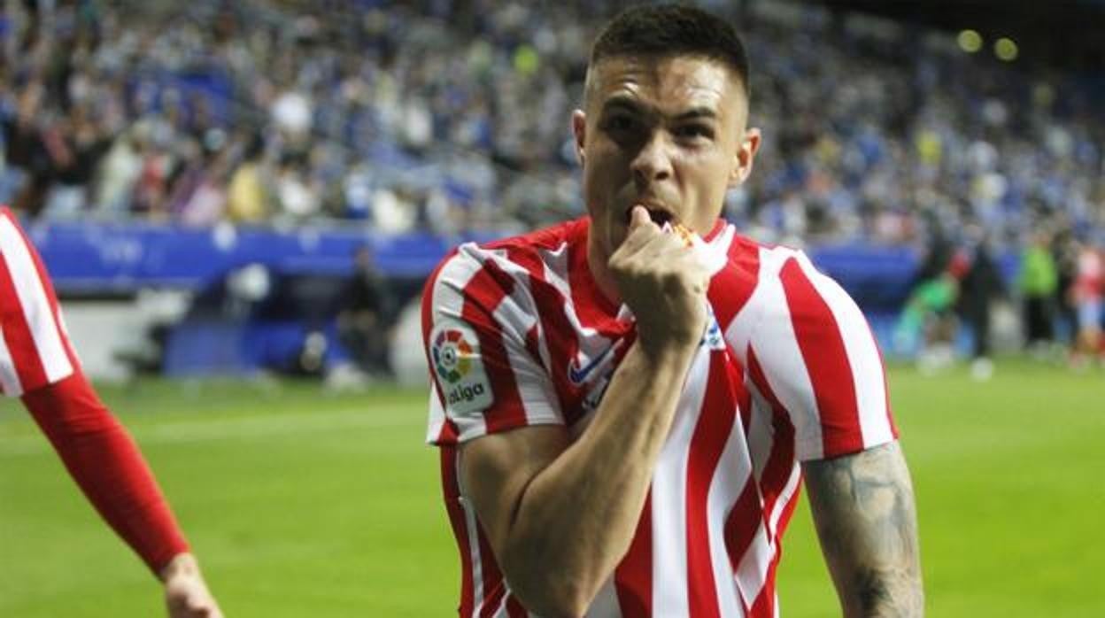 Djuka, delantero del Sporting pretendido por el Cádiz CF.