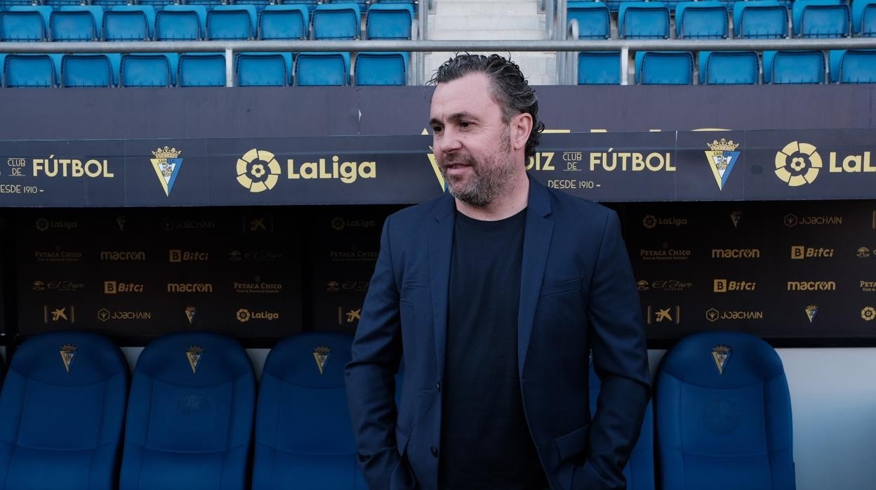 Sergio González, nuevo entrenador del Cádiz CF.