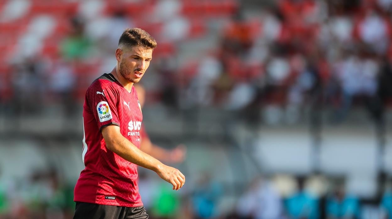 Manu Vallejo no está contando en el Valencia de Bordalás.