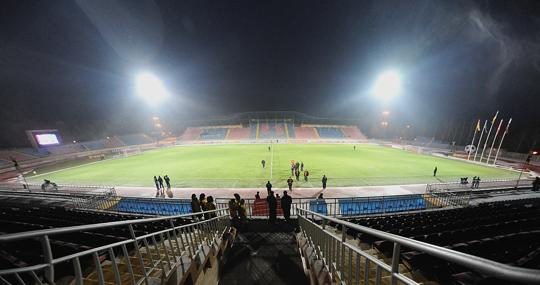 El Estadio Volodymyr Boiko, en Mariupol (Ucrania), no volverá a acoger encuentros por ahora debido a la guerra.