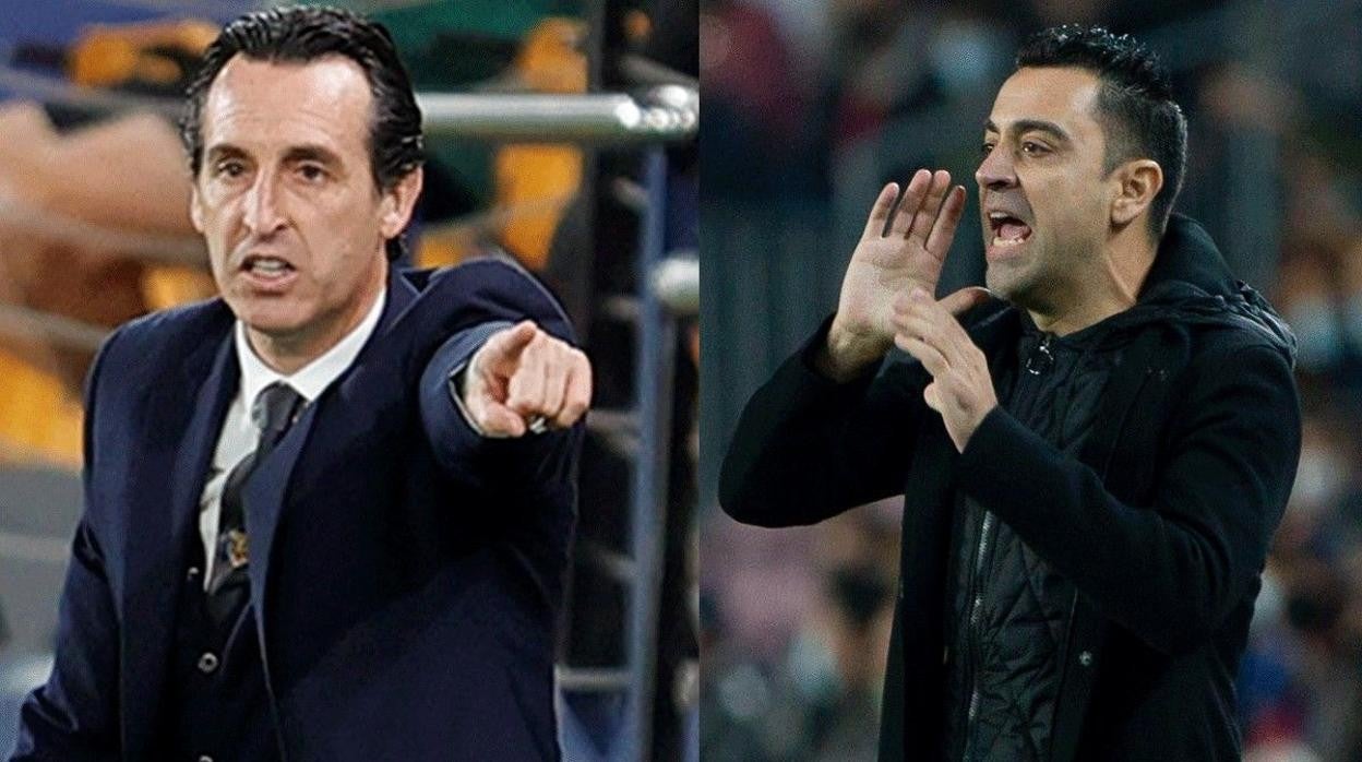 Emery y Xavi.