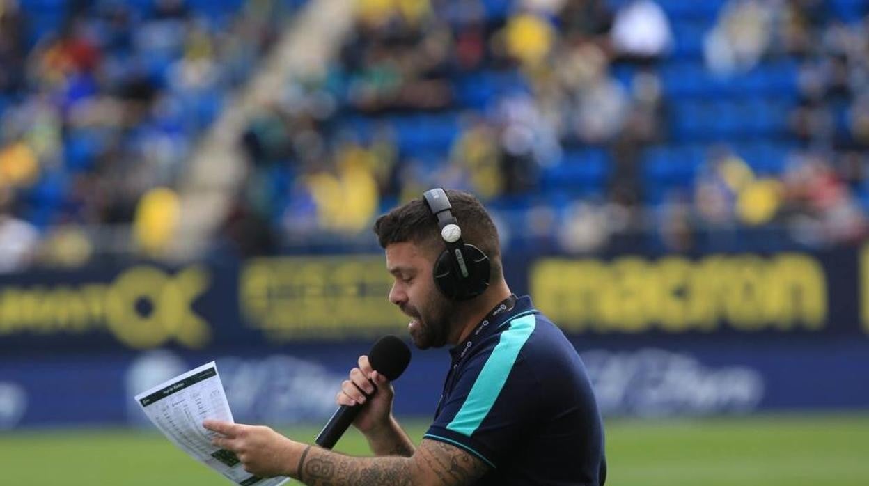 Juan Ardentía, en plena acción.