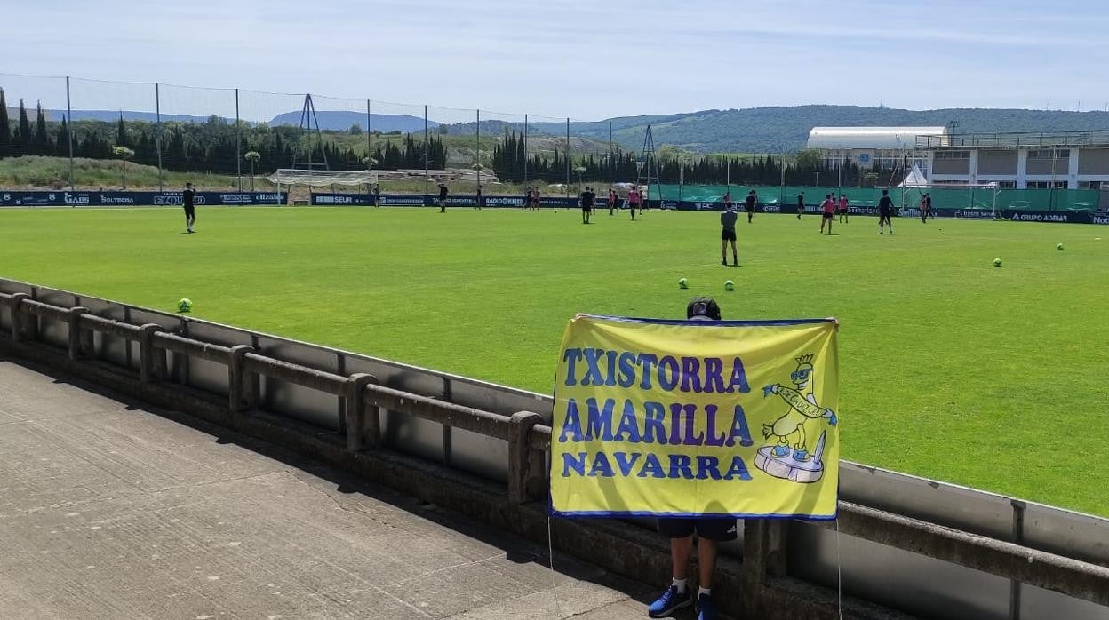 El cadismo se planta en el entrenamiento del Osasuna