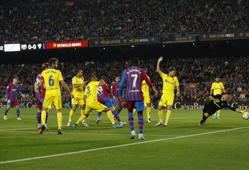 Conan Ledesma completó un encuentro sensacional en el Camp Nou ante el Barça.