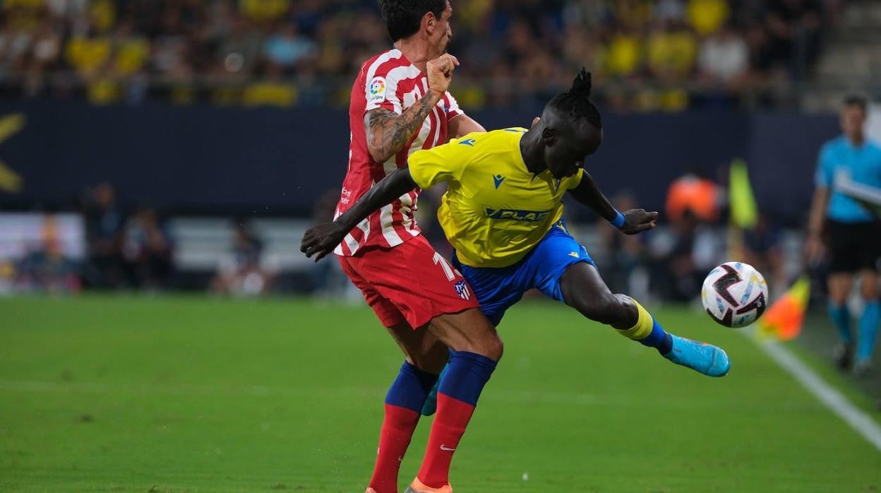 Awer Mabil, durante el Trofeo Carranza