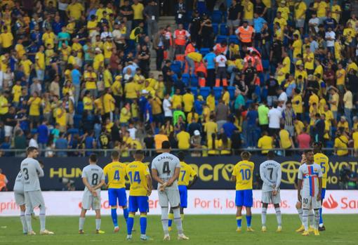 Rubén Alcaraz ya tuvo minutos en el Cádiz - Barcelona.