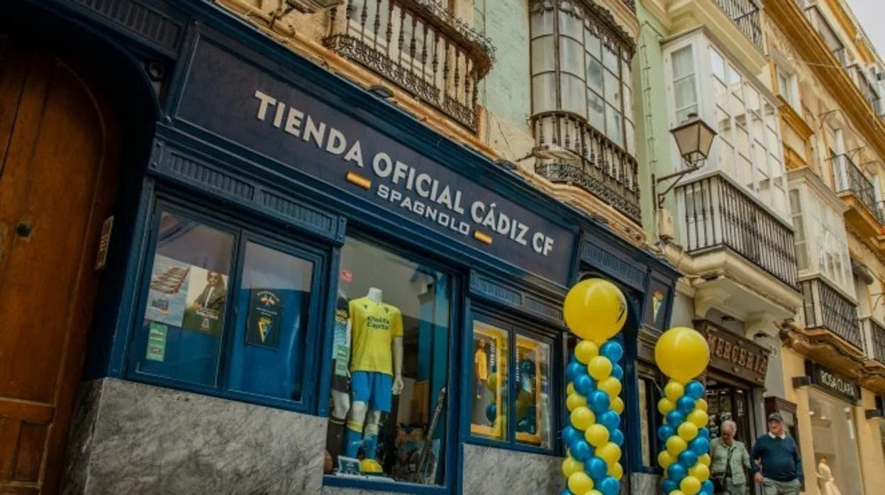 Ubicación de la nueva tienda oficial del Cádiz