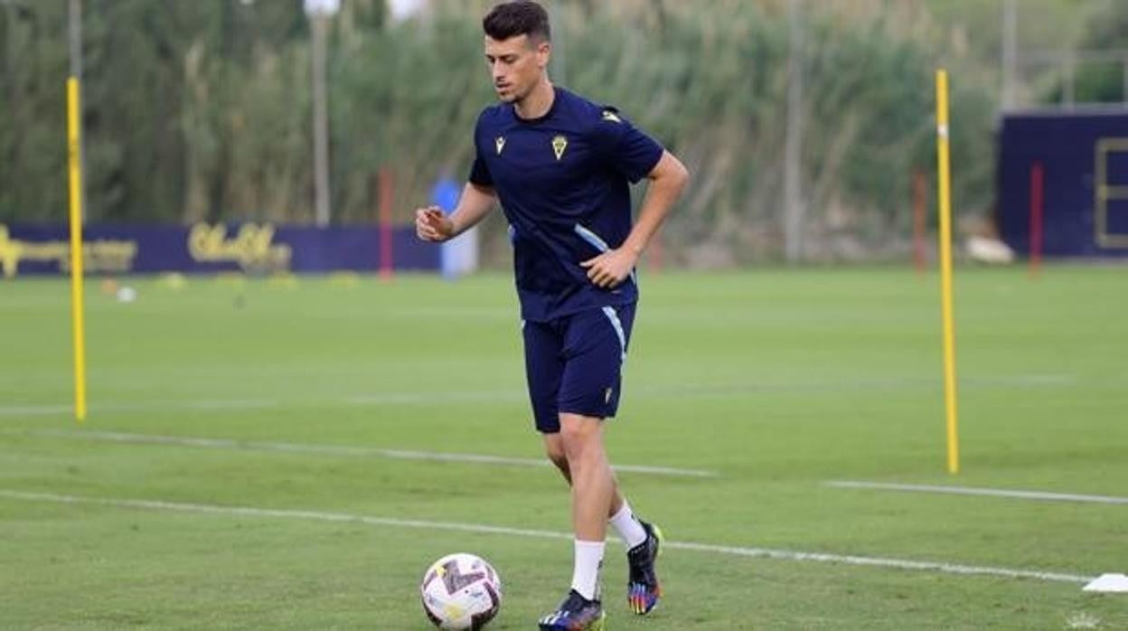 Antonio Blanco, en una sesión de entrenamiento