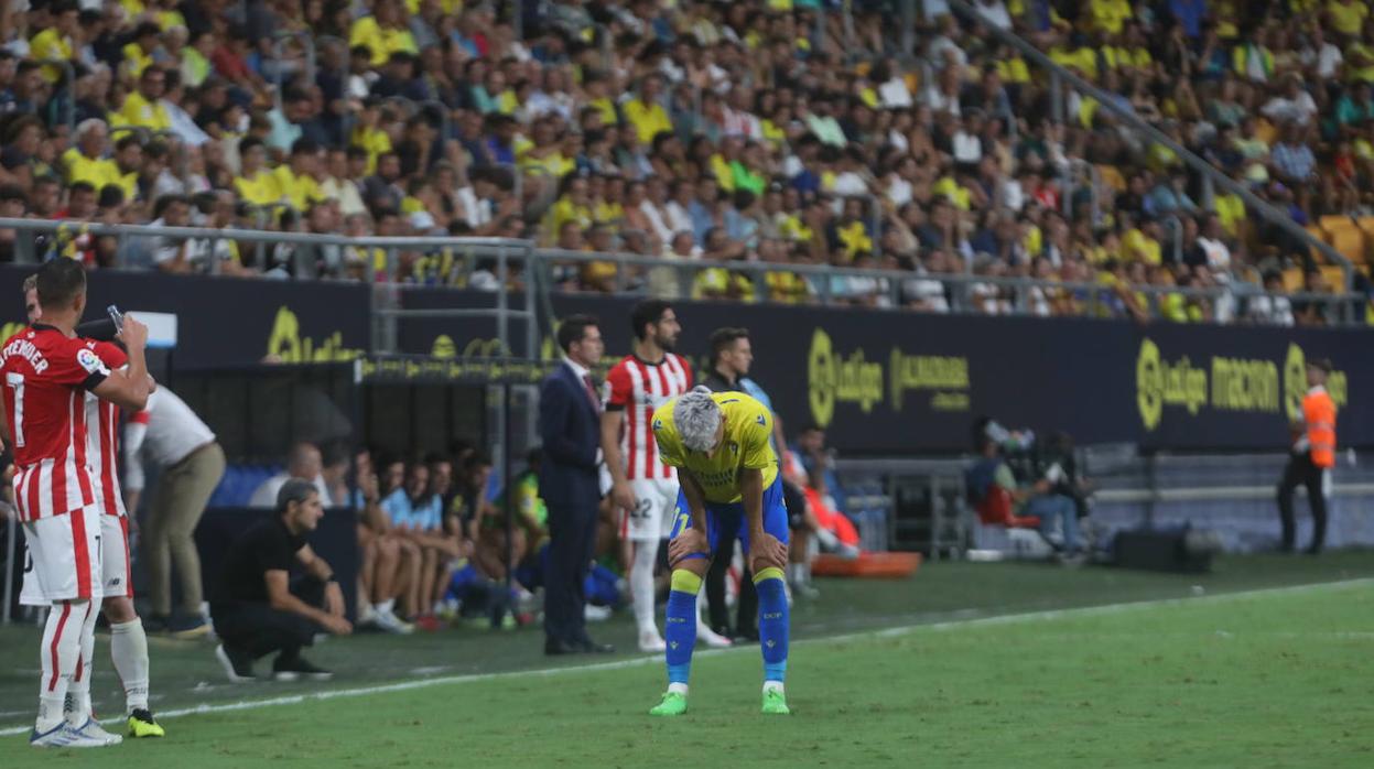 Iván Alejo, jugador del Cádiz CF.