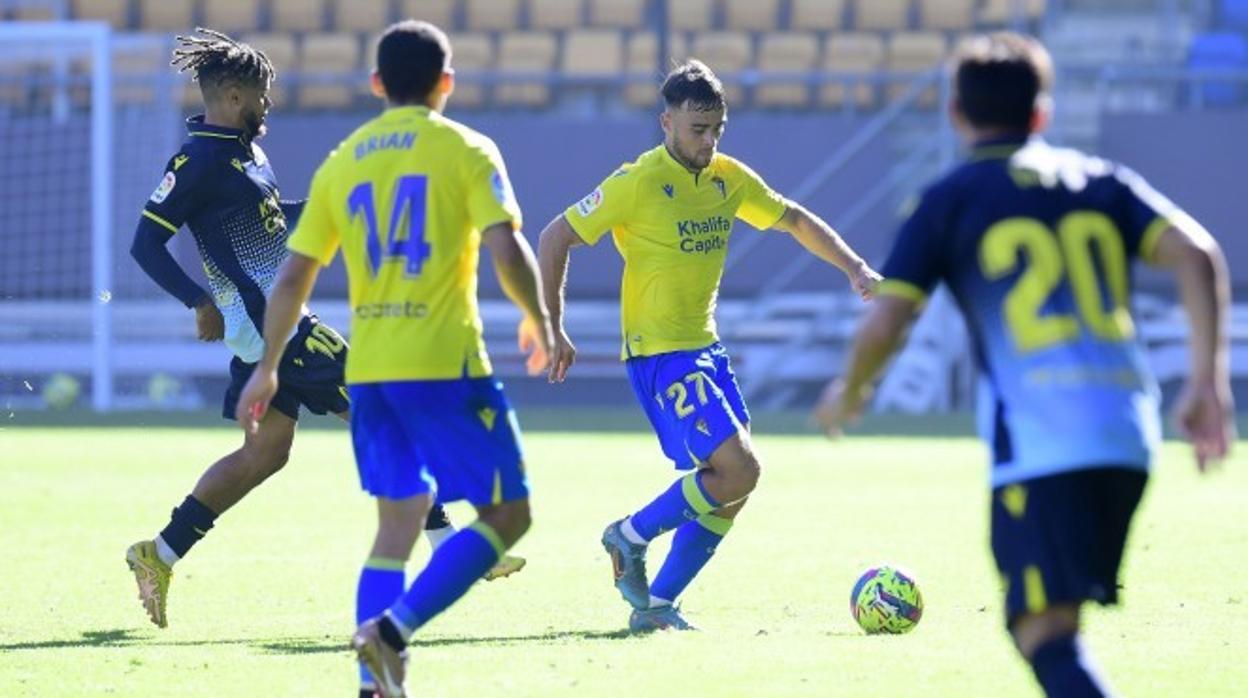 El Cádiz realizó un partdo de entrenamiento en el estadio el pasado viernes