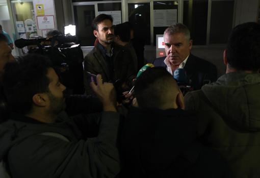 El presidente del Cádiz CF atendió a los medios de comunicación.