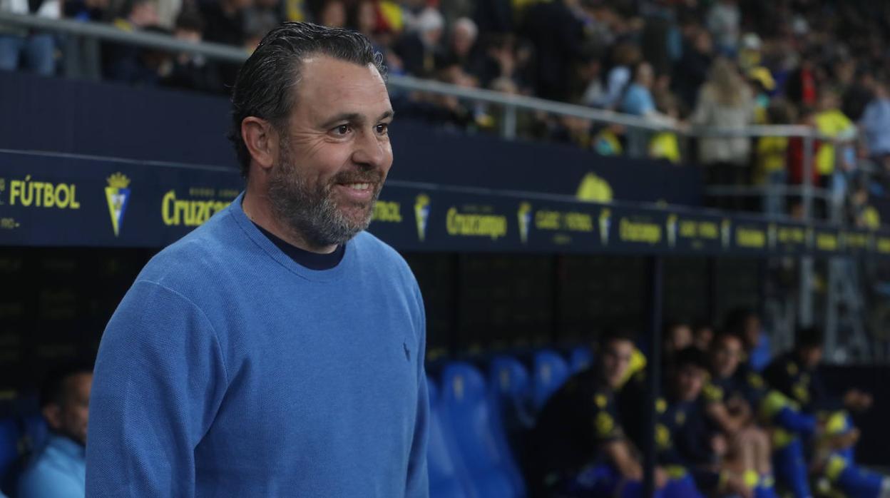 Sergio González, minutos antes del Cádiz - Almería