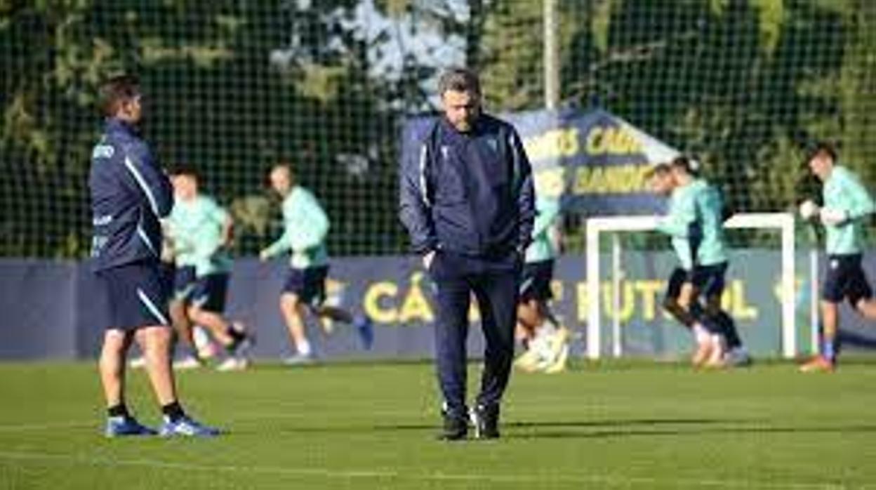 Sergio en un entrenamiento